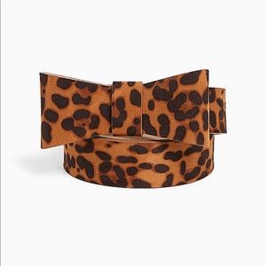 torrid Accessories - NWT Torrid Faux Suede Leopard Bow Belt torrid Accessories - NWT Torrid Faux Suede Leopard Bow Belt